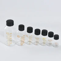 5ml to 1000ml lab graduated round borosilicate glass reagent bottle serum bottle graduation sample vials