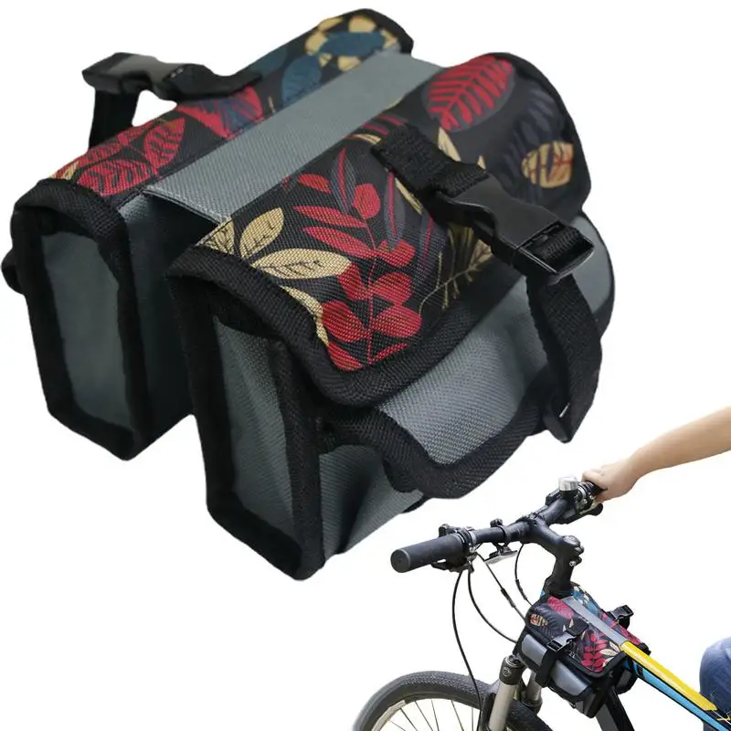 

Велосипедная Рама 600D из ткани Оксфорд, сумка для хранения велосипедной рамы, Светоотражающая полоса для ночной езды, безопасность, большая емкость для дорожного велосипеда