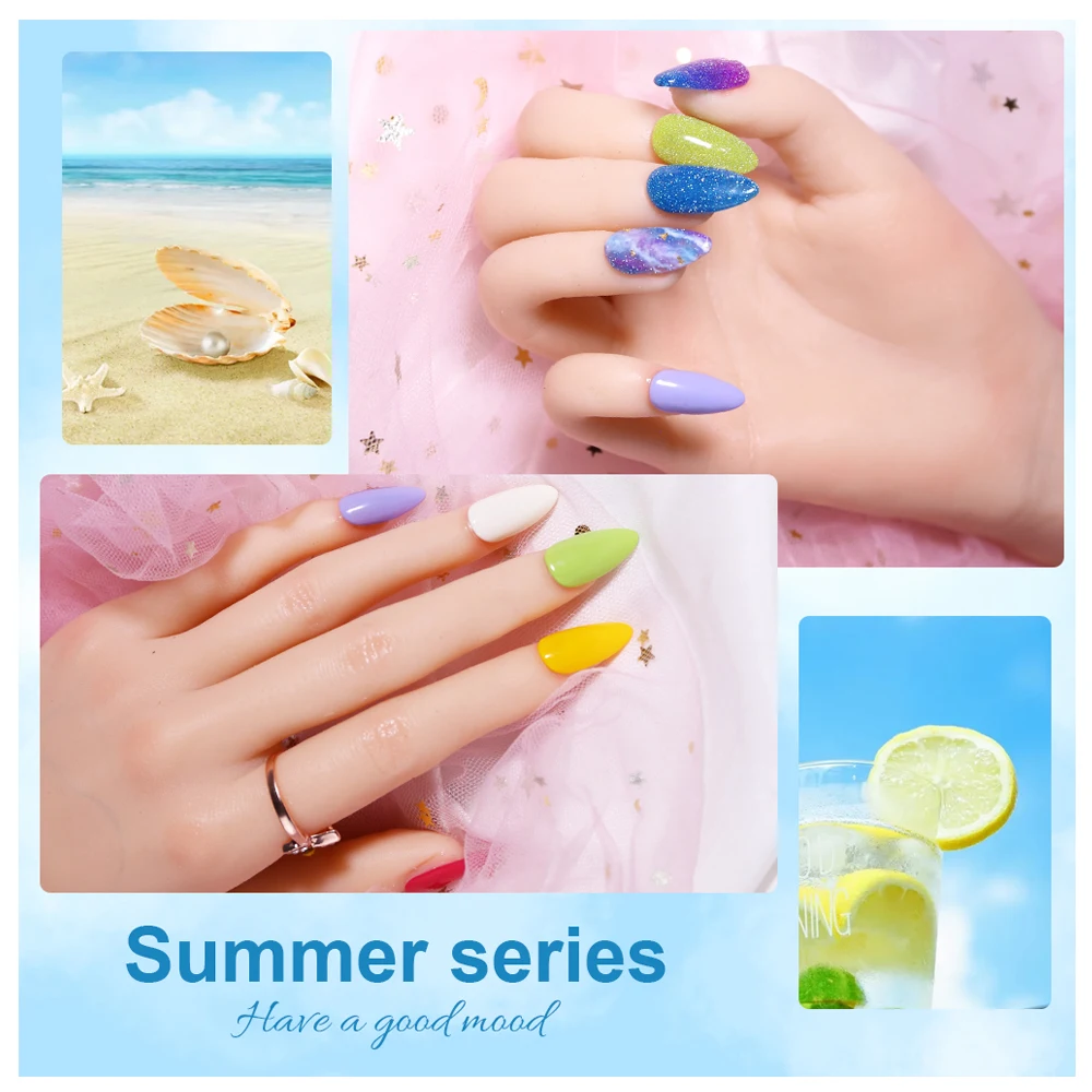 

10ml bright colors Nail Gel polish Beach series Gel Polish Soak Off UV LED Varnish Decoration Professional Nails Art Paint Color