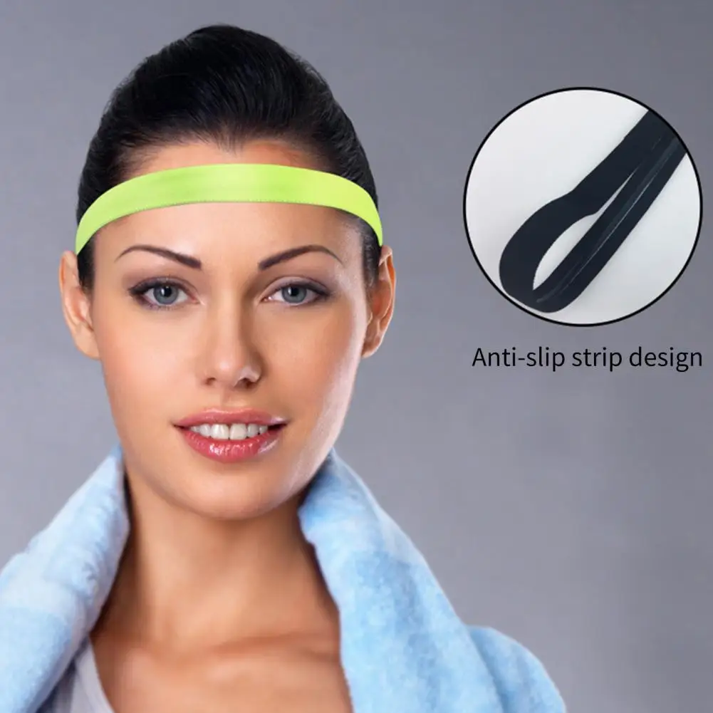 

Unisex Fitness Sport Cotton Sweatband Headband Running Stretch Sports Head Band Elastic Men Women Basketball Headband
