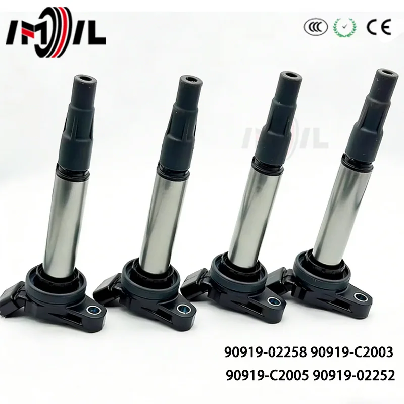Фото Комплект из 4 катушек зажигания 90919-02258 для Toyota Corolla Prius Lexus CT200h 1.8L 9091902258 90919 02258 UF596 90919-C2003 C2005 №1