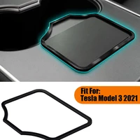 car key position engine start card sticker for tesla model 3 2021 holder decoration car interior decoration accessories