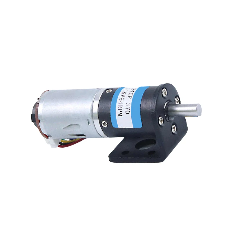 Планетарный мотор-редуктор 24gp-370 DC6V12V24V с энкодером Холла двигателем регулируемой