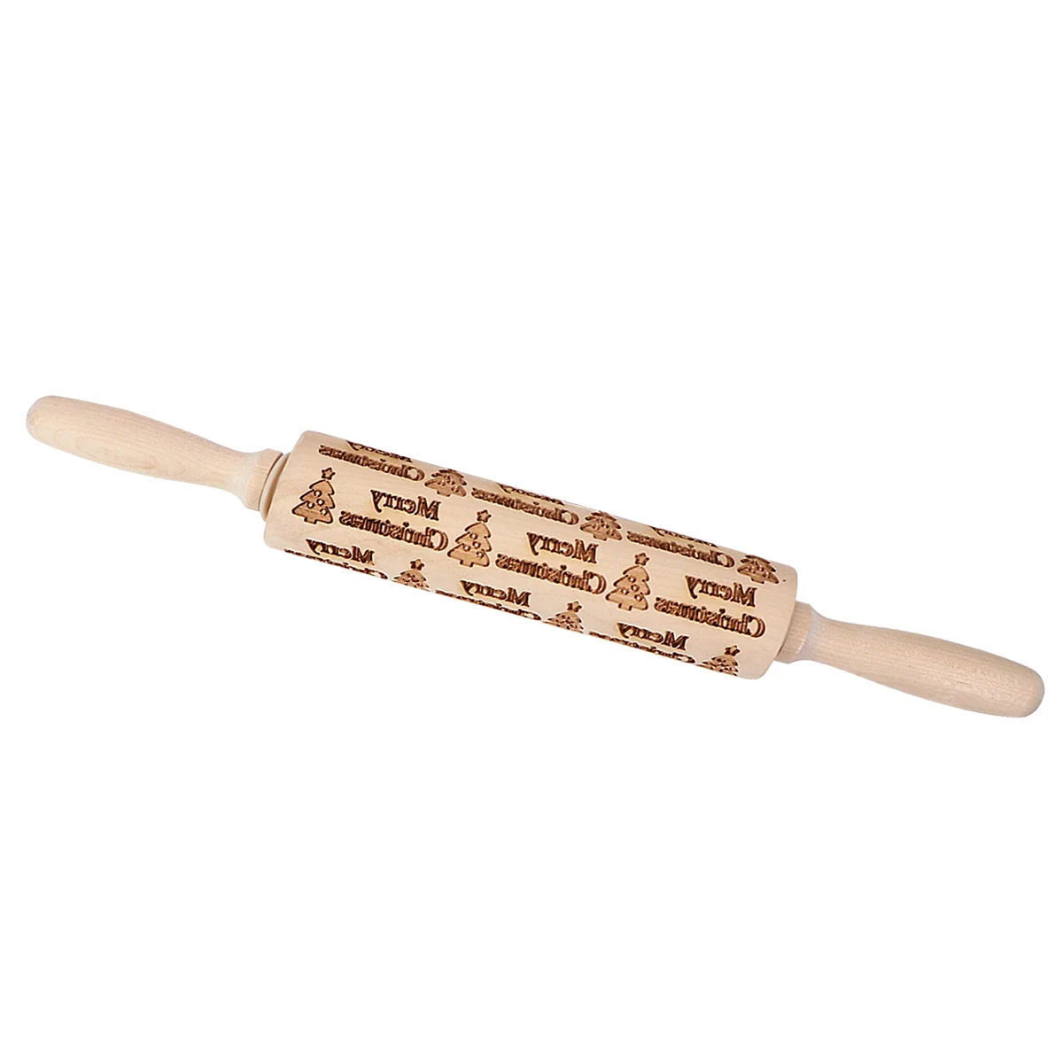 

1PC Embossed Rolling Pin Non Rolling Pin Cookie Rolling Pin Engraved Rolling Pin Cake Rolling Pin Pastry Roller Pin