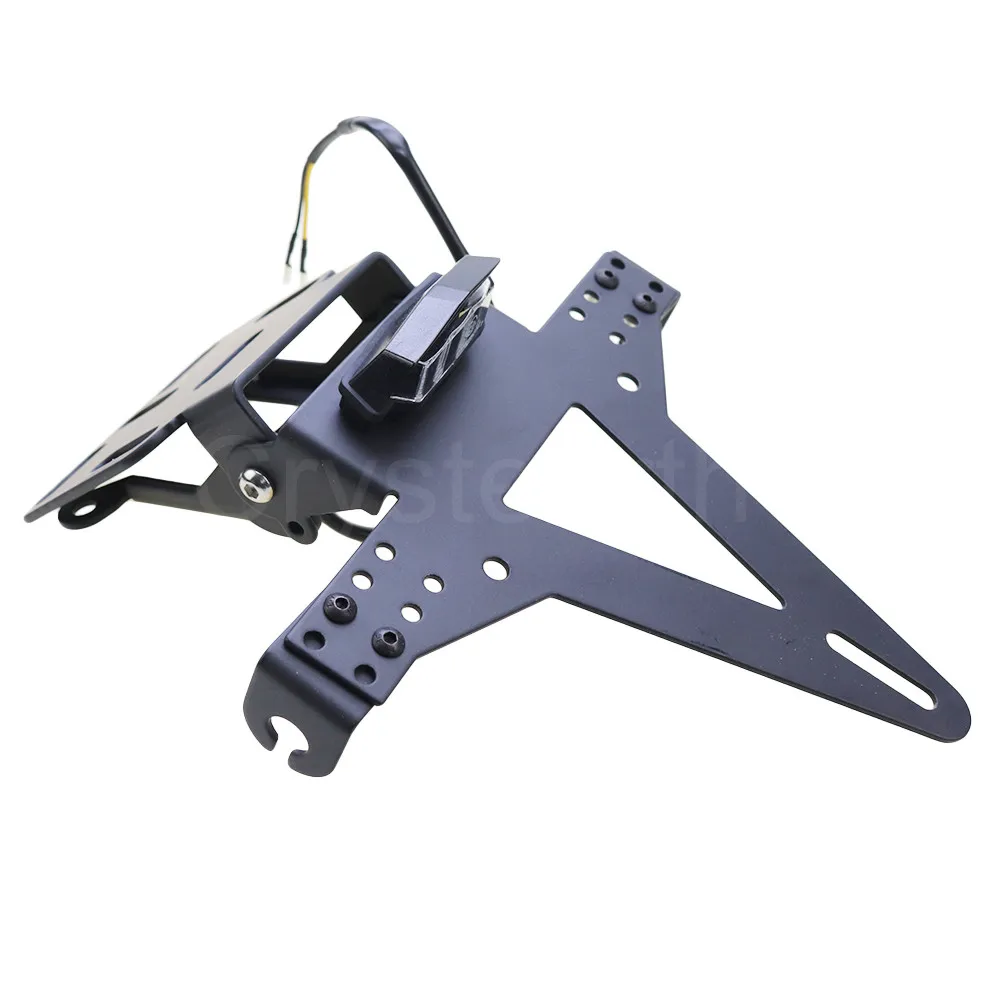 

Кронштейн для номерного знака мотоцикла с LED-подсветкой для ATV Honda Suzuki Yamaha YZF R1 R6 FZ1 FZ6 FZ8