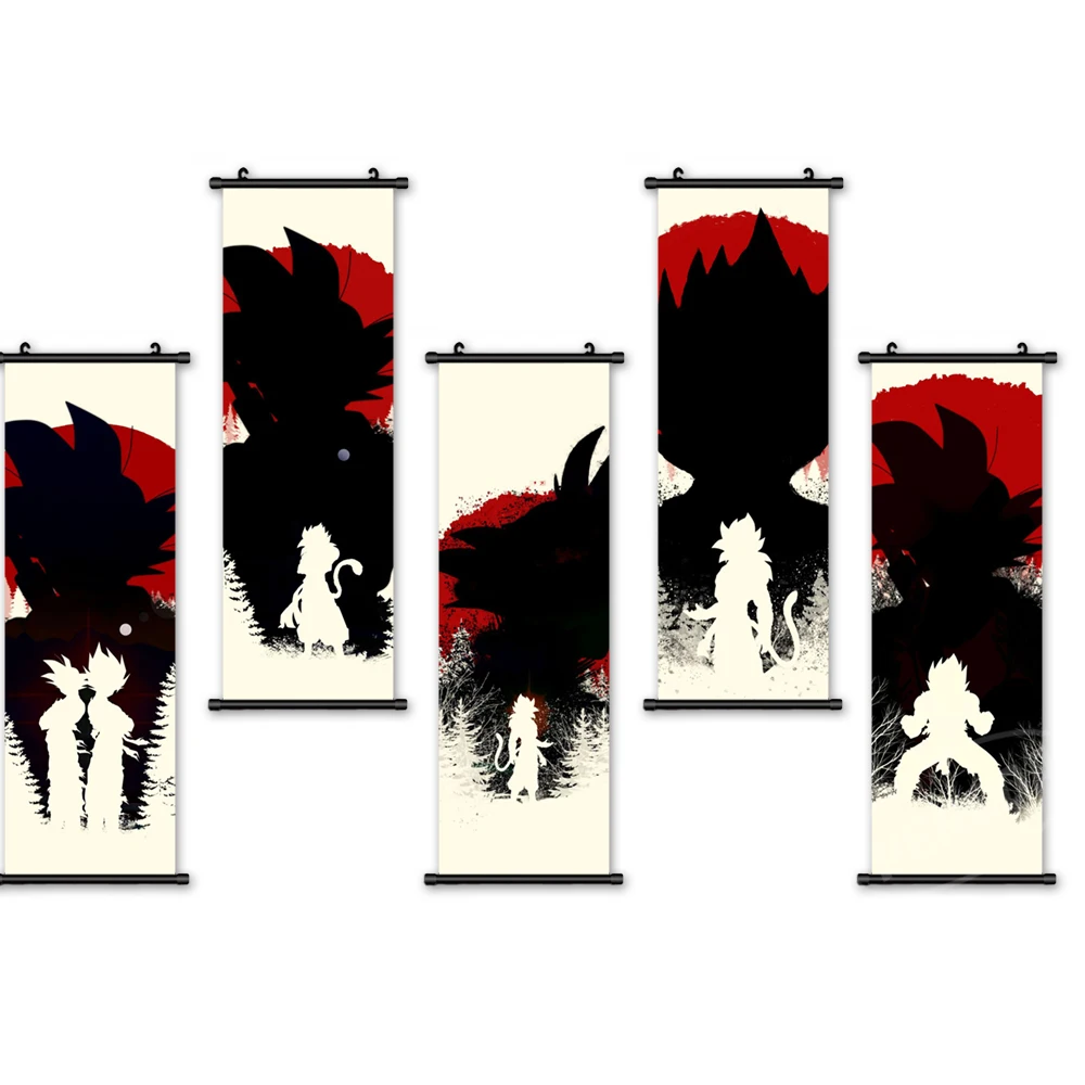 

Dragon Ball Goku Vegeta Poster Prints Anime Mix Hopestyle Art Canvas Hanging Painting Picture Cuadros Mural for Living Room Wall