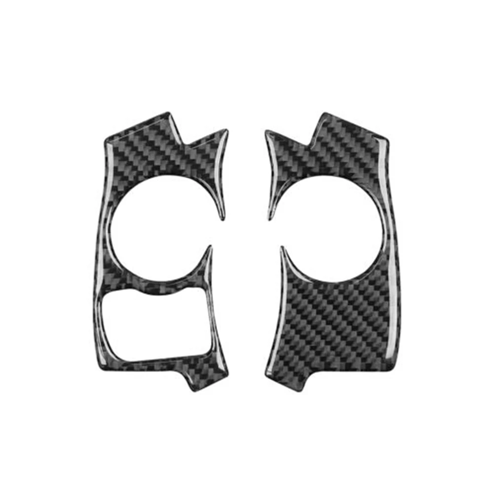 

For Lexus CT 2011-2017 Carbon Fiber Steering Wheel Button Panel Cover Trim Sticker Decorative Accessories