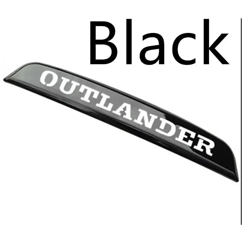 

Автомобильные аксессуары для Mitsubishi Outlander 2013-2014 2015 2016-2021, багажник автомобиля, задняя дверь, высокий задний стоп-сигнал, декоративная наклейка