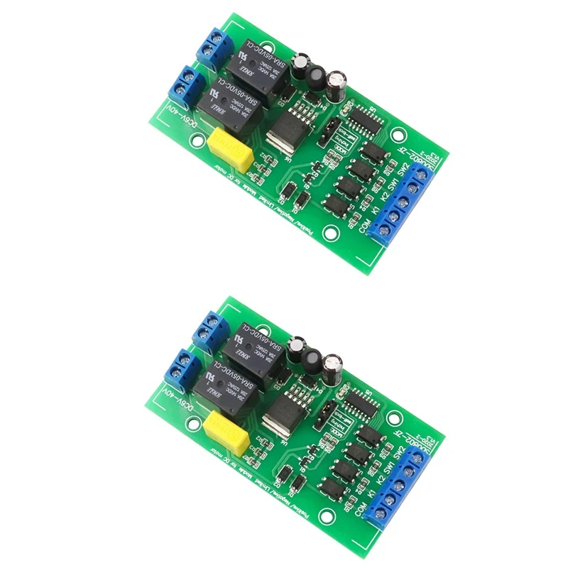 

2X DC BLDC Motor Driver Module Forward Reverse Controller 20A High Current With Limit Relay Driver Lifting Control Board