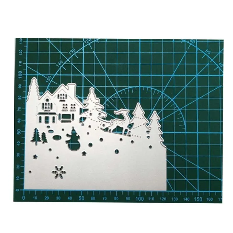 

DIY шаблон для резки фотографий форма для скрапбукинга дома форма для ножа