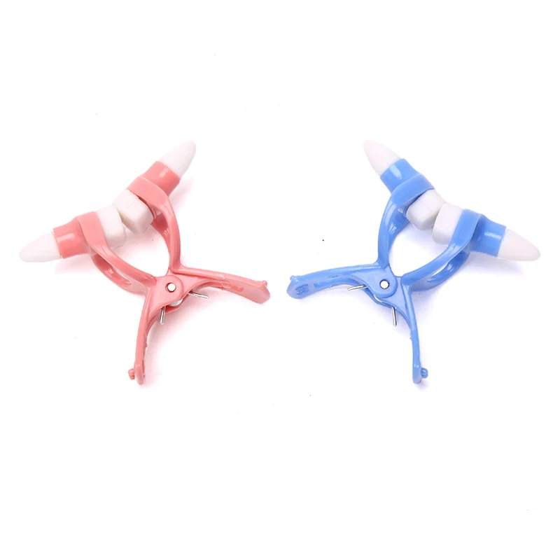 

New Fashion Powder Blue Nose Lift Polypropylene Plastic Cosmetic Orthopedic Clip Safety Convenient Nose Clip Corrector