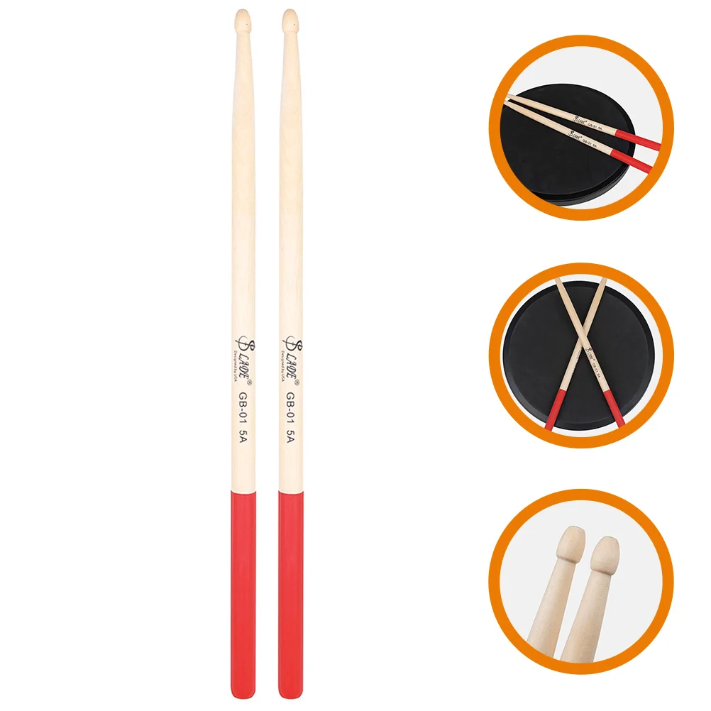 

1 Pair Drum Sticks Electronic Drum Practice Drumsticks Drum Mallet Wood Drumsticks