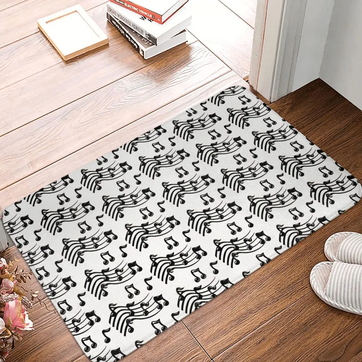 

Music Bathroom Mat Notes Doormat Living Room Carpet Balcony Rug Home Decoration
