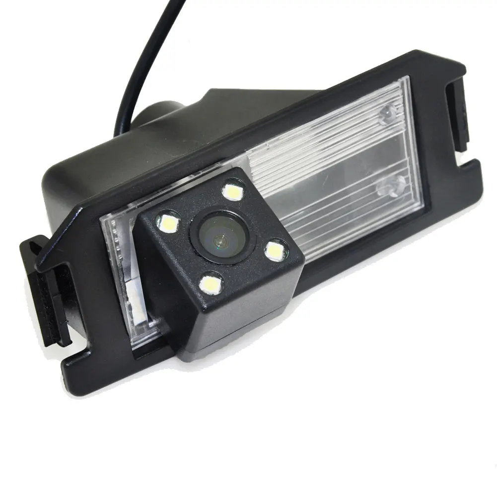 

Автомобильная парковочная камера заднего вида с CCD, для Hyundai Veloster/Genesis Coupe/I30/KIA Soul, парковочная камера с 4 светодиодами