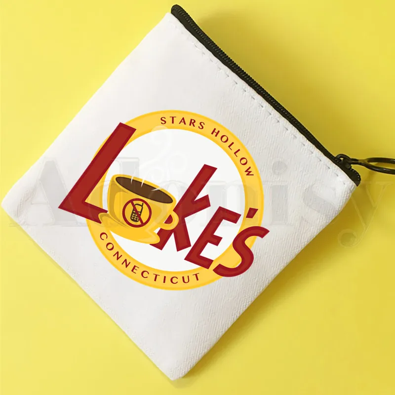 Gilmore Girls Coffee Luke's Dinner Funny Wallets Coin Pocket Vintage Male Purse Function Boy and Girl Wallet with Card Holders