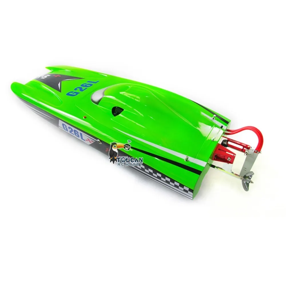 Фото DTRC Huigh Speed RC гоночные лодки 1170 мм 26CC волокно стекло G26L корабль с дистанционным управлением ARTR модель лодки для подарков парню №2