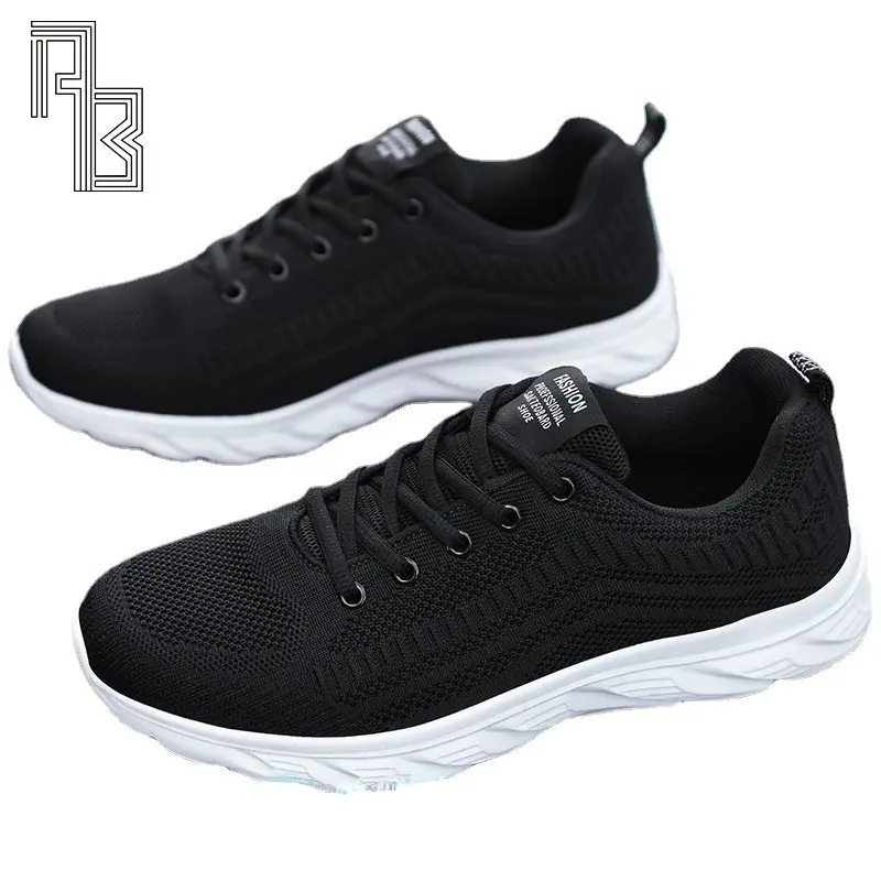 

Мужские сетчатые кроссовки с вулканизированной подошвой, Нескользящие