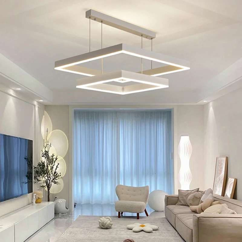 

Modern Nordic LED Chandeliers Home Decoration For Bedroom Hall Dining Living Room Aluminum Luster Lamp Indoor Lighting Droplight