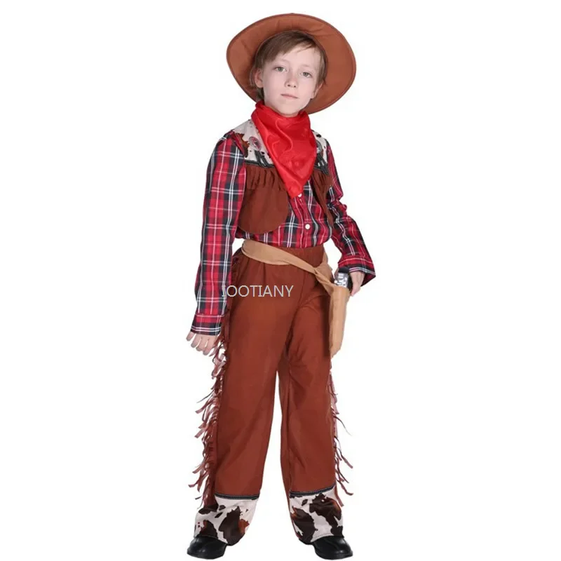 Маскарадные ковбойские костюмы для мальчиков ковбойский костюм в стиле вестерн