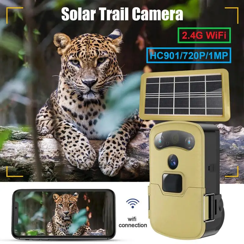 

Hunting Trail Camera Battery Solar Panel Charger External Power Night Vision For Trail Camera Hunting Camera Wildlife Scouting