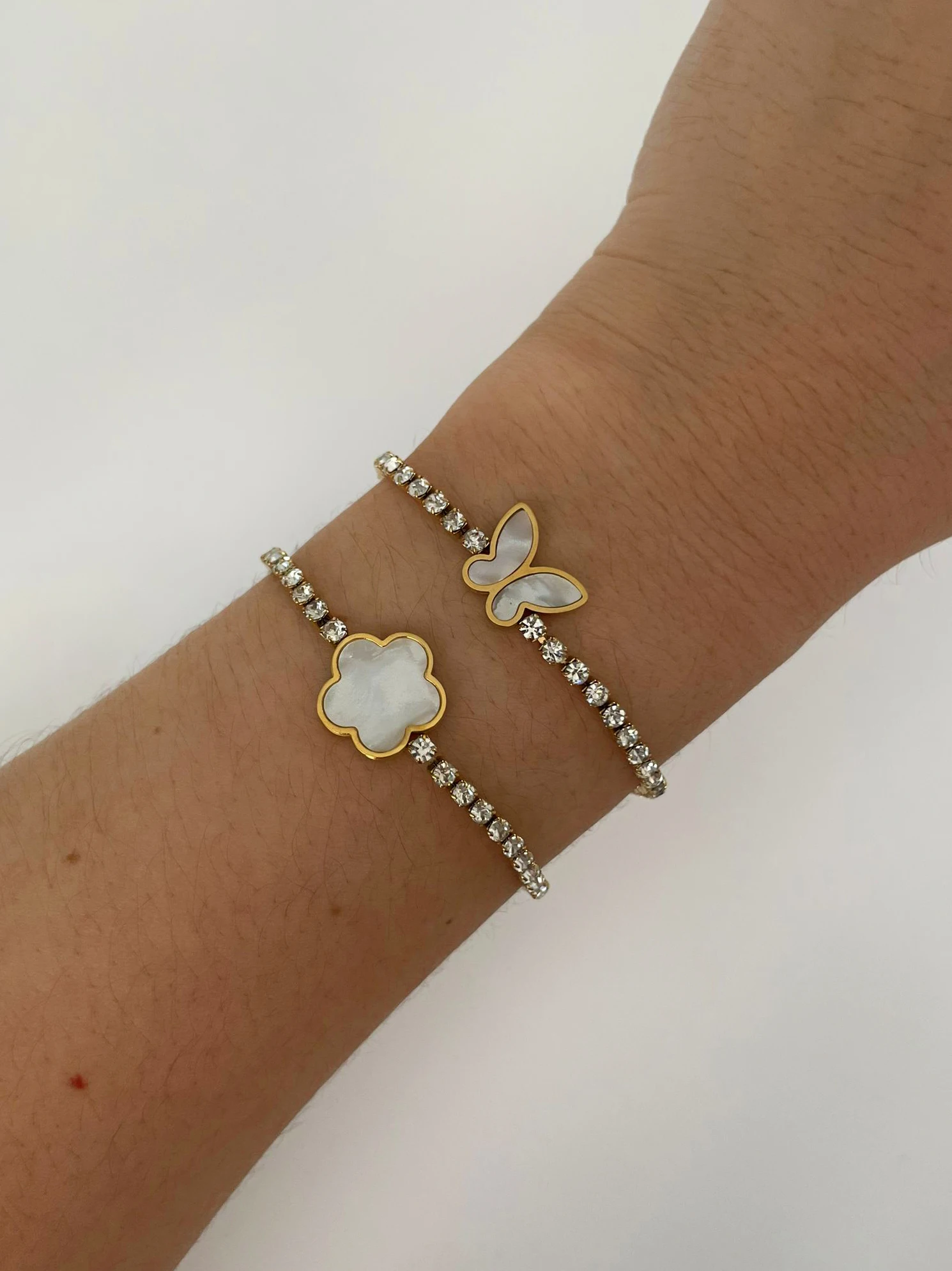 Модные Изящные браслеты Peri'sbox из нержавеющей стали с блестящими