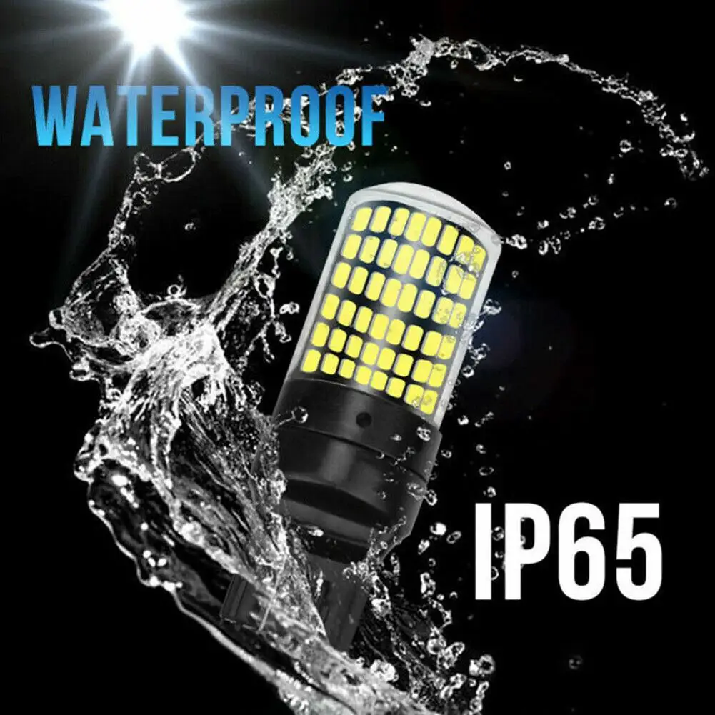 

Durable Turn Signal Light Tail Light Map Lamp Parking Light Parts Replacement Vehicle W21W WY21W 12V DC 144SMD