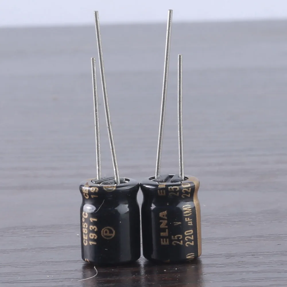 10 шт. ELNA RA3 220uF 25V 220mfd 8x11 5 мм аудио электролитический конденсатор 85 ° c