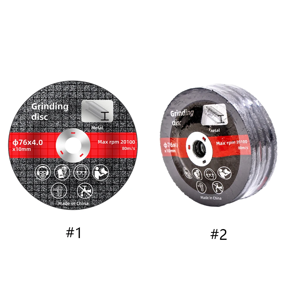 

1/5 Pcs Sanding Grinding Cut Off Circle Wheels High Hardness 76mm Reinforced Grinding Discs Portable for Electric Angle Grinder