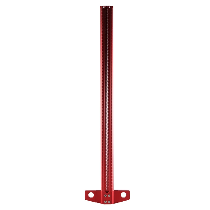 

Woodworking T-Type Line Scriber Hole Scale Ruler Aluminum Alloy Marking Gauge Carpenter Measuring Tools