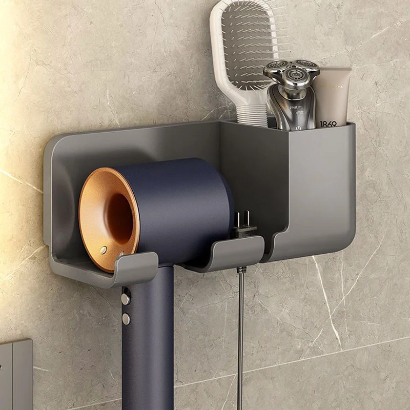 полка для фена Обладнання ванної кімнати Фен Держатель-органайзер сушки волос