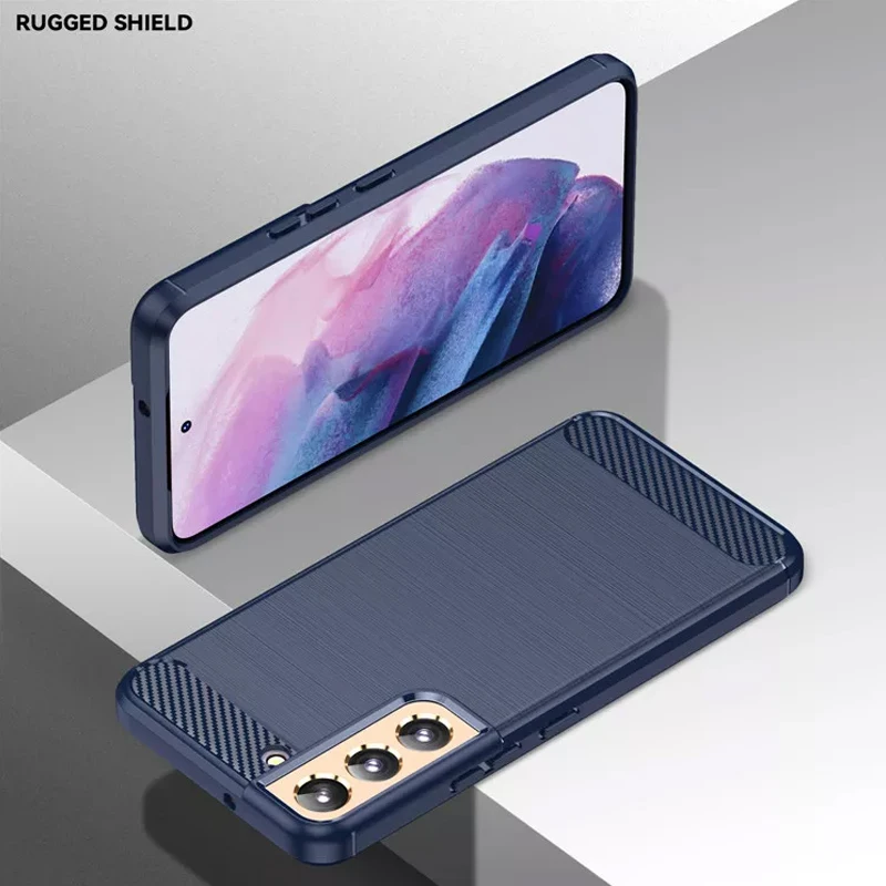 

For Samsung s22 Ultra Case Shockproof Carbon Fiber Full Body Back Cover for Galaxy S22 s21 s20 Mobile phones Free Shipping