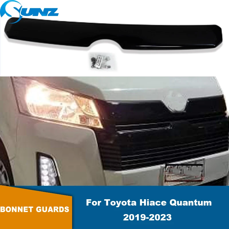 

Bonnet Guards For Toyota Hiace Commuter Quantum Majesty 2019 2020 2021 2022 2023 Front Hood Protector Bonnet Bug Visor Guards