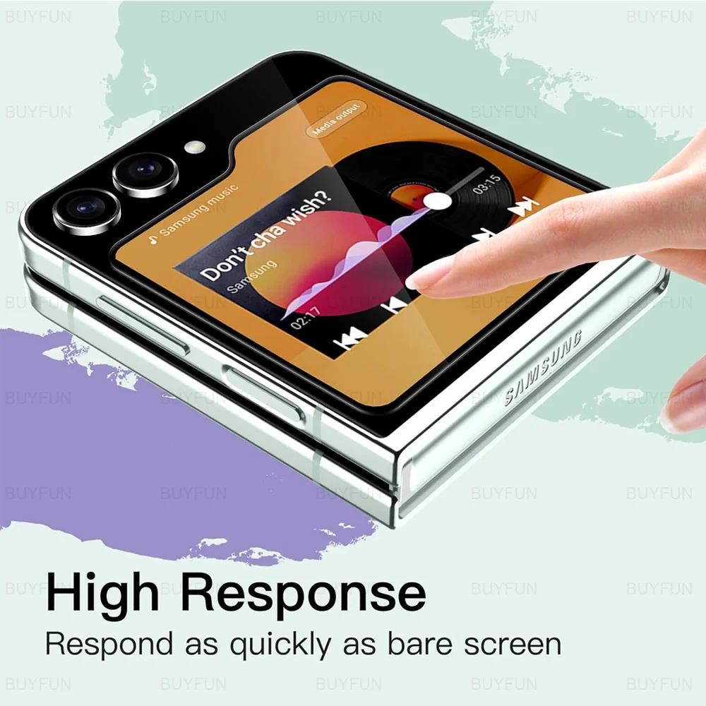 3 шт. ZFlip6 ZFlip5 Задняя защитная пленка для экрана HD Samsung Galaxy Z Flip 6 ZFlip 5 Flip6 из