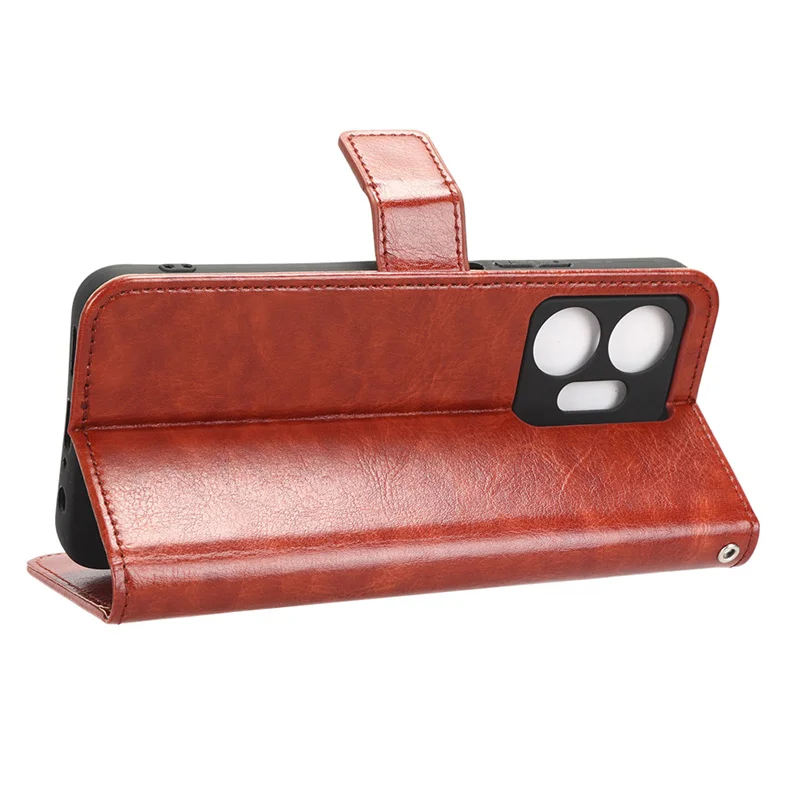 Для Infinix Zero 20 Luxury Crazy Horse кожаная фотосессия подходит для X6821 искусственная кожа