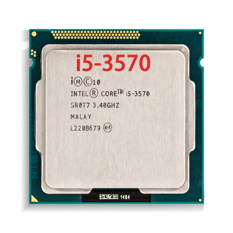 

Процессор Intel Core i5-3570 i5 3570 3,4 ГГц четырехъядерный четырехпоточный ЦПУ Процессор 6 Мб 77 Вт LGA 1155