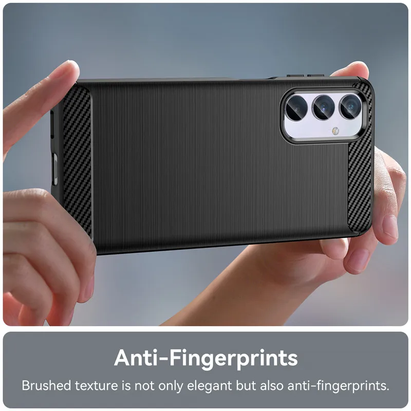 For Samsung Galaxy M54 5G Case Samsung M54 Cover 6.7 inch Carbon Fiber Shockproof Silicone Bumper For Galaxy M54 5G Fundas