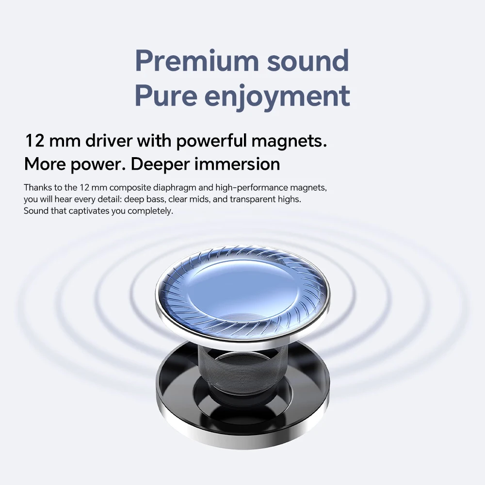 Фото Наушники HONOR CHOICE Earbuds X8 TWS, беспроводные наушники Bluetooth 6.0, ANC, шумоподавление 50 дБ, 12-мм динамик, 44 часа автономной работы, Android, iOS №5