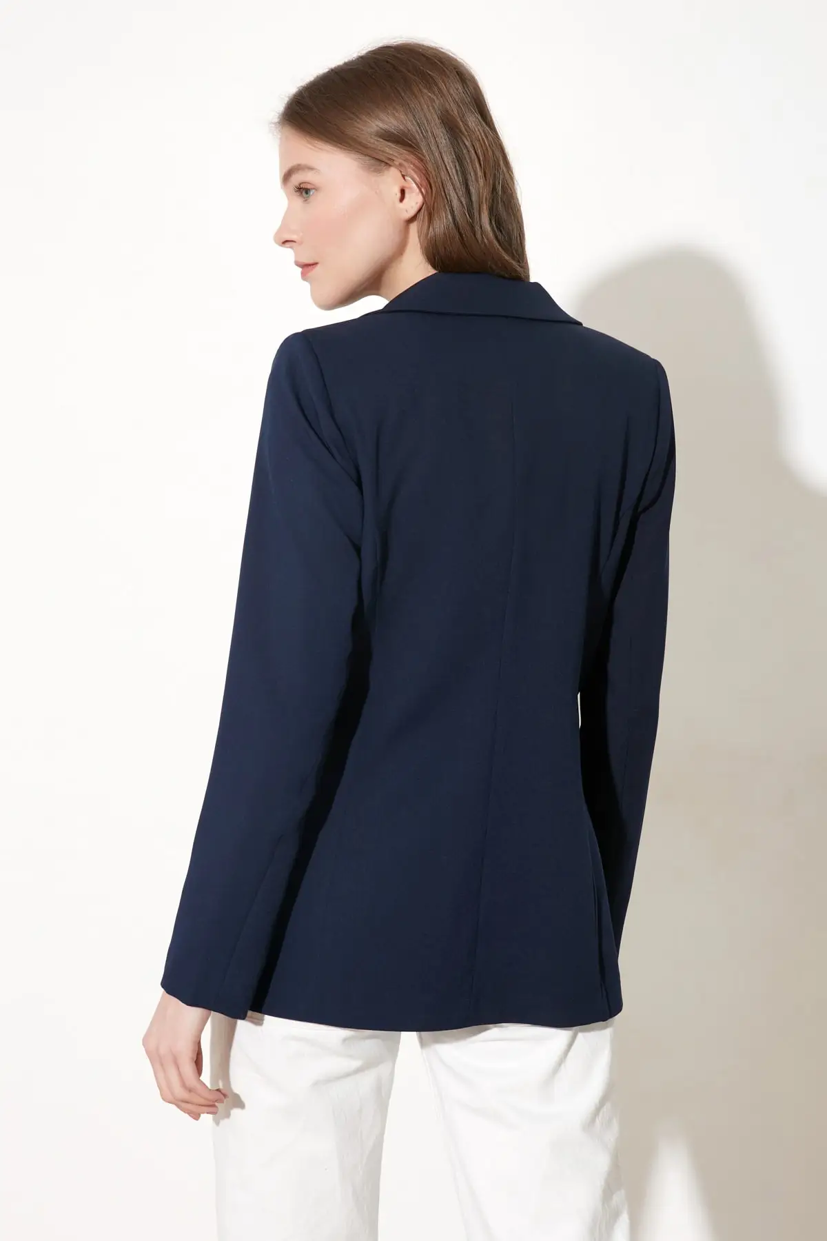 

Solid Color Blazer Jacket Office Ladies Female Fashion Modern Outfit Fall and Winter Suit Jackets Coat for Special Events