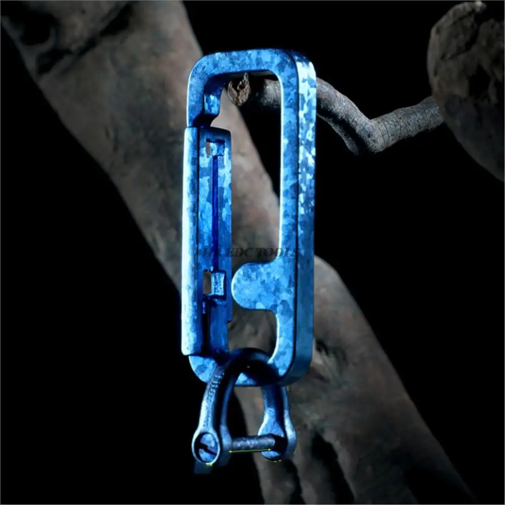 

Titanium Alloy Keychain Pendant Thickened All Titanium Key Chain Key Chain Hanger Car Men's Personalized Accessories