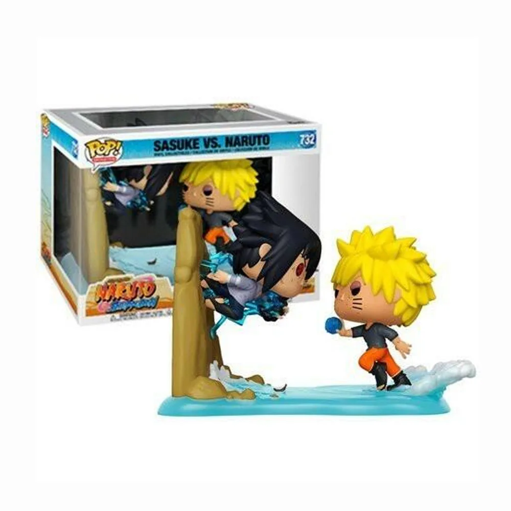 Funko Pop анимация Narutos Shippuden Sasuke VS. Наруто Аниме момент #732 виниловые фигурки героев