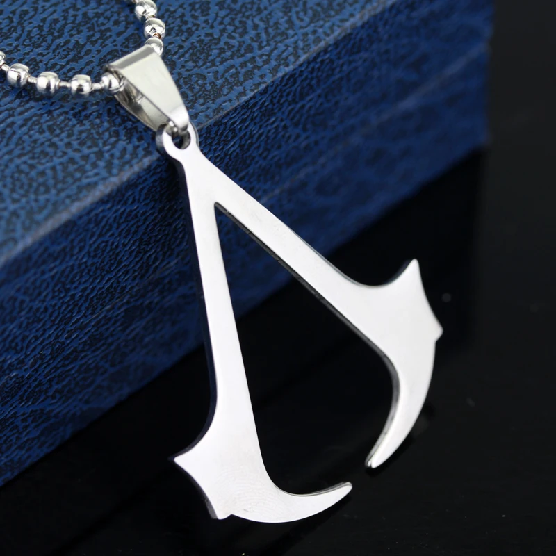 Женская цепочка из нержавеющей стали с кулоном убийца