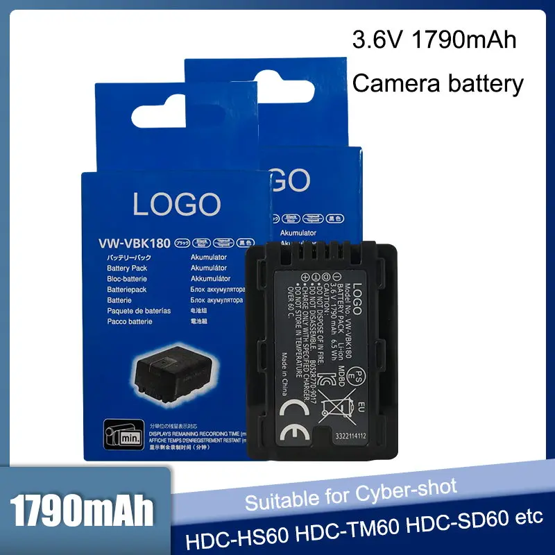 Аккумулятор VW-VBK360 для детской фотокамеры V500 V700 HC-V100 SD90 TM90 HS80 HDC-SD80 H85