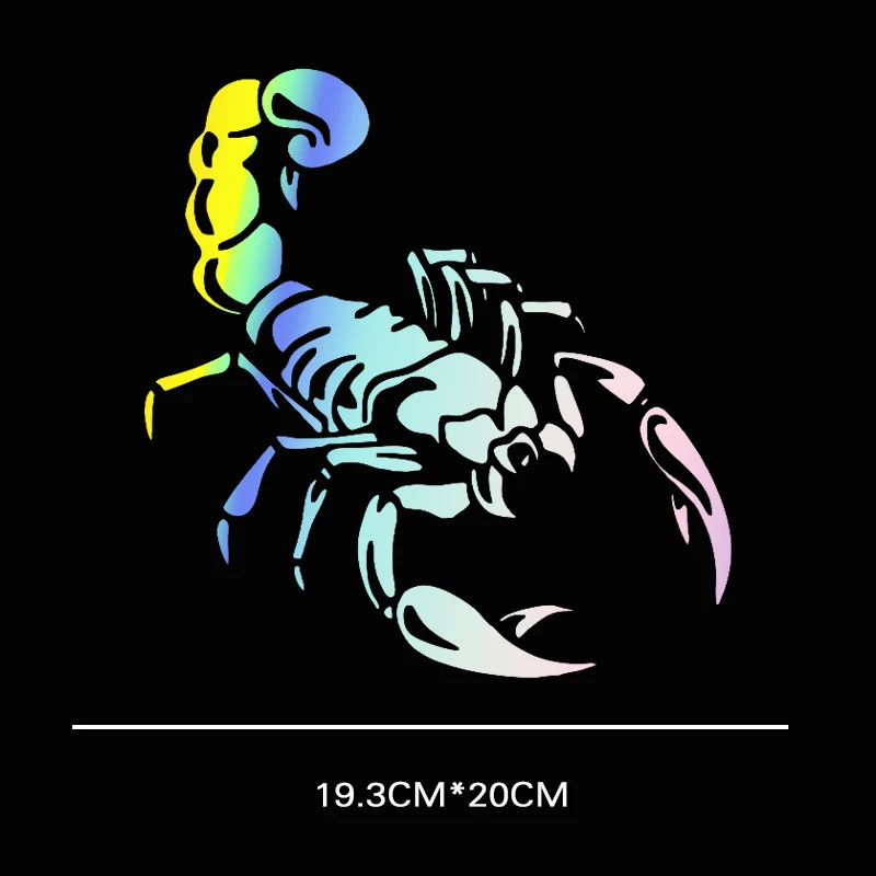 

Лазерные Светоотражающие 3D Наклейки Для Автомобиля, Водостойкие Солнцезащитные Наклейки В Стиле Скорпиона, Двери И Линии Талии