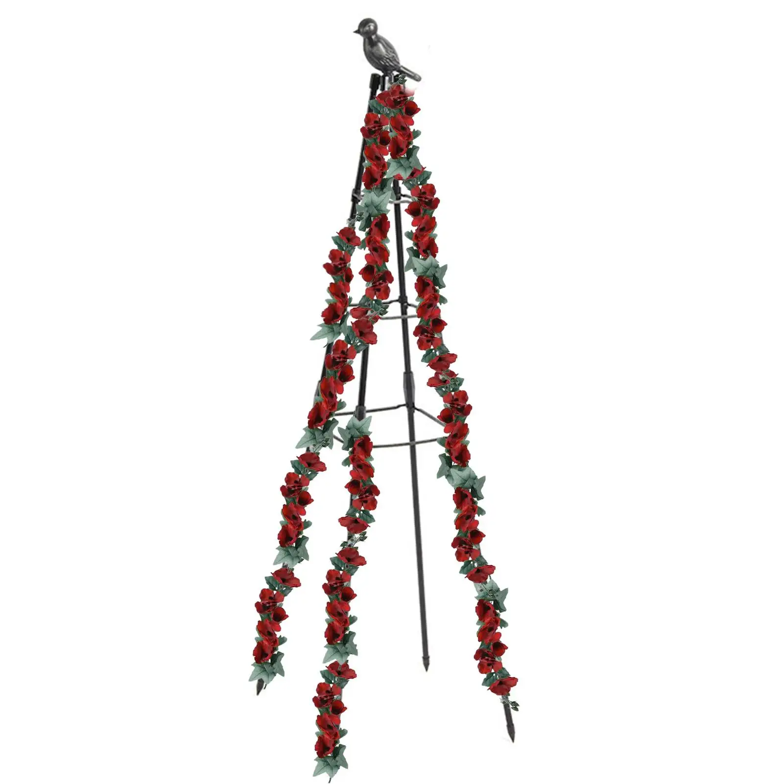 

Plant Trellis Garden Obelisk Trellis For Potted Plants Plant Support With Bird Sculpture For Climbing Plants Metal Trellis