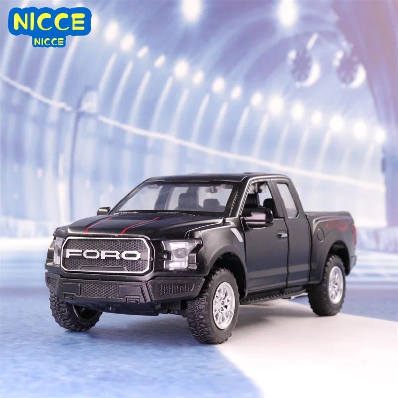 

Nicce 1:32 Ford Raptor F150 Pickup Alloy Car Model Diecasts Metal Toy Vehicles Car Model Simulation Sound Light Toy Gift A188