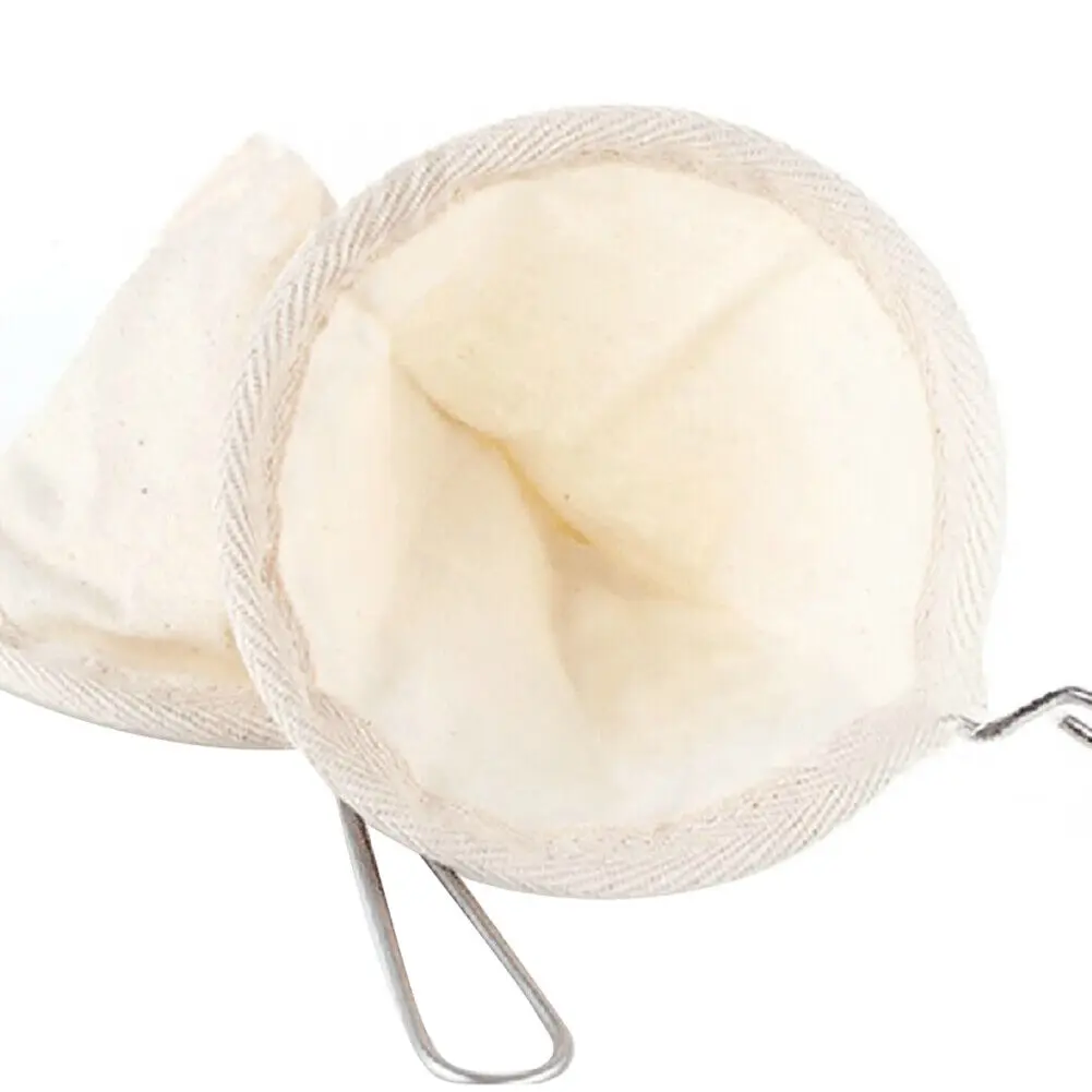 Многоразовый фланелевый фильтр для кофе ручной работы ультратонкий чайный