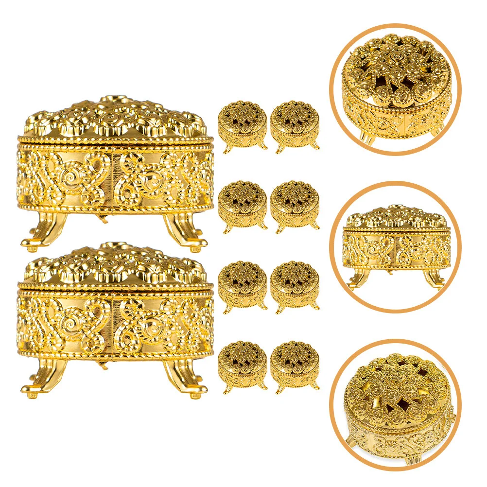 

10 Pcs Wedding Supplies Dried Fruit Box Present Packing Case Storage Holder Candy Bowl Gift Bride