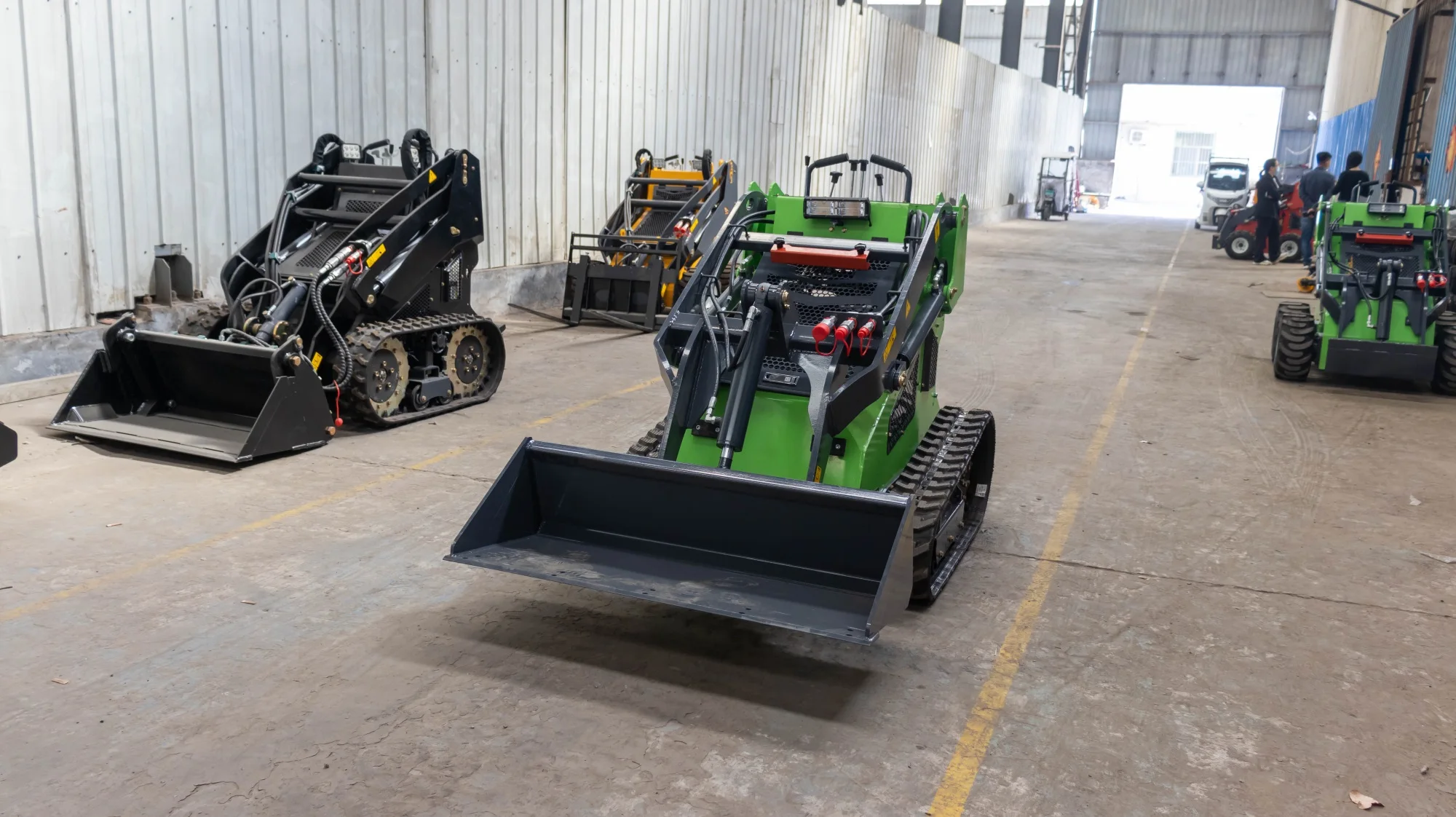 Строительное оборудование заводской Электрический погрузчик с бортовым