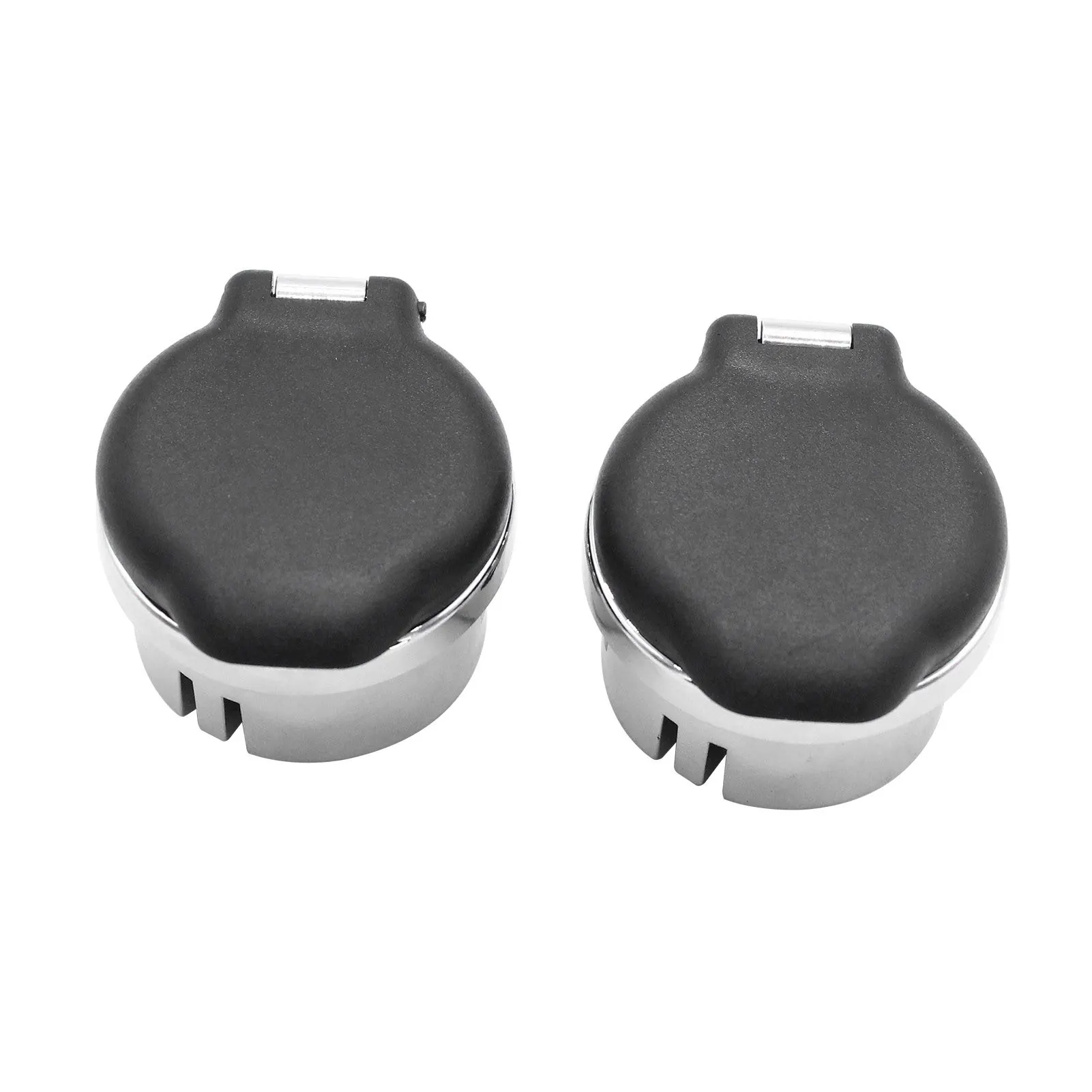 

Dash Power Outlet Cover Set Cigarette Lighter Plug Cover Cap Replacement for Silverado