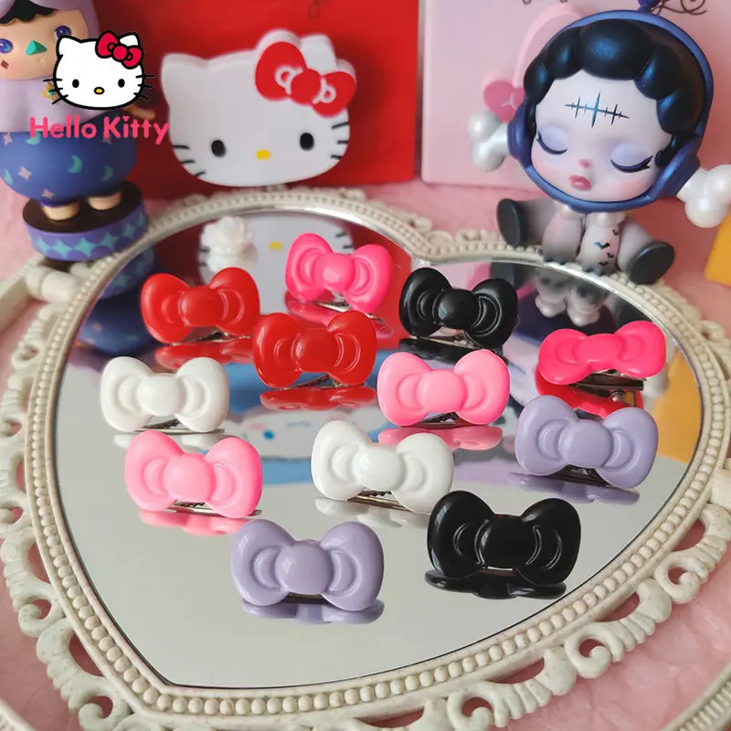 

Hello Kitty Bow Hair Clip Small Side Clip Bow Mini Clip Hair Accessory